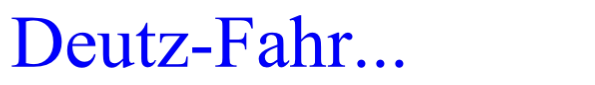 Deutz-Fahr...
